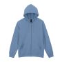 SOFTSTYLE(r) MIDWEIGHT FLEECE ADULT FULL ZIP HOODED SWEATSHIRT, Stone Blue