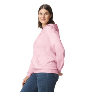 SOFTSTYLE (r) MIDWEIGHT FLEECE ADULT HOODIE, Light Pink (Pullovers)