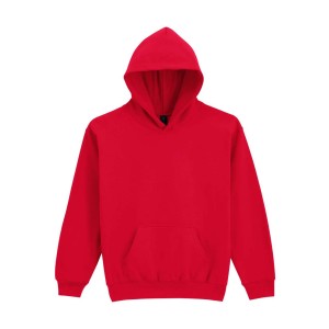 SOFTSTYLE(r) MIDWEIGHT FLEECE YOUTH HOODIE, Red (Pullovers)