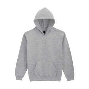 SOFTSTYLE(r) MIDWEIGHT FLEECE YOUTH HOODIE, RS Sport Grey (Pullovers)