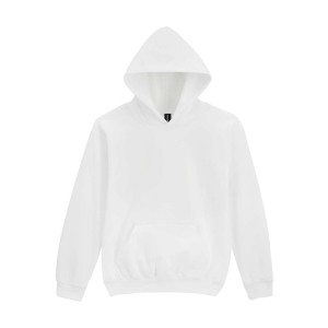 SOFTSTYLE(r) MIDWEIGHT FLEECE YOUTH HOODIE, White (Pullovers)