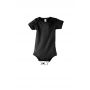 SOL'S BAMBINO - BABY BODYSUIT, Black