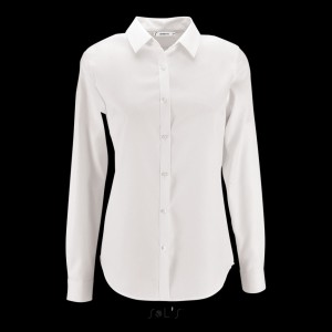 SOL'S BRODY WOMEN - HERRINGBONE SHIRT, White (shirt)