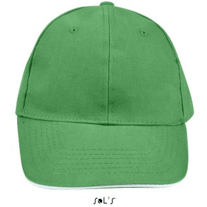 SOL'S BUFFALO - SIX PANEL CAP, Kelly Green/White (Hats)