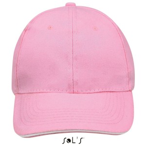 SOL'S BUFFALO - SIX PANEL CAP, Pink/White (Hats)