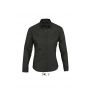 SOL'S EDEN - LONG SLEEVE STRETCH WOMEN'S SHIRT, Black