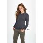 SOL'S IMPERIAL LSL WOMEN - LONG-SLEEVE T-SHIRT, Charcoal Melange