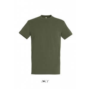 SOL'S <I>IMPERIAL</I> - MEN'S ROUND COLLAR T-SHIRT, Army (T-shirt, 90-100% cotton)