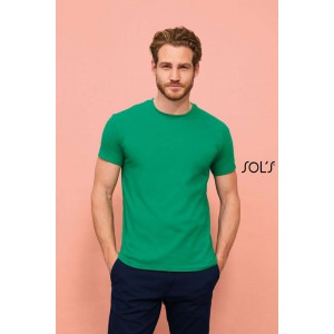 SOL'S IMPERIAL MEN'S ROUND COLLAR T-SHIRT, Blue (T-shirt, 90-100% cotton)