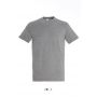 SOL'S IMPERIAL MEN'S ROUND COLLAR T-SHIRT, Grey Melange