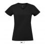 SOL'S <I>IMPERIAL</I> V WOMEN - V-NECK T-SHIRT, Deep Black