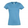 SOL'S IMPERIAL WOMEN - ROUND COLLAR T-SHIRT, Aqua