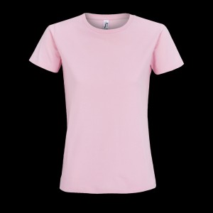 SOL'S <I>IMPERIAL</I> WOMEN - ROUND COLLAR T-SHIRT, Candy Pink (T-shirt, 90-100% cotton)