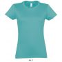 SOL'S IMPERIAL WOMEN - ROUND COLLAR T-SHIRT, Caribbean Blue