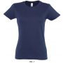 SOL'S <I>IMPERIAL</I> WOMEN - ROUND COLLAR T-SHIRT, French Navy