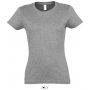 SOL'S IMPERIAL WOMEN - ROUND COLLAR T-SHIRT, Grey Melange