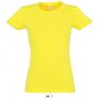 SOL'S IMPERIAL WOMEN - ROUND COLLAR T-SHIRT, Lemon