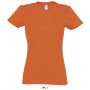 SOL'S IMPERIAL WOMEN - ROUND COLLAR T-SHIRT, Orange