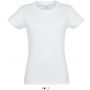 SOL'S IMPERIAL WOMEN - ROUND COLLAR T-SHIRT, White