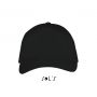 SOL'S LONG BEACH - 5 PANEL CAP, Black/Red