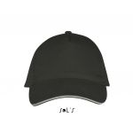 SOL'S LONG BEACH - 5 PANEL CAP, Dark Grey/Light Grey, U <font size=1>[ENG]</font> (SO00594DG/LGR-U)