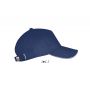 SOL'S LONG BEACH - 5 PANEL CAP, French Navy/White