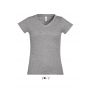 SOL'S MOON - WOMEN?S V-NECK T-SHIRT, Grey Melange