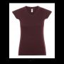 SOL'S MOON - WOMEN?S V-NECK T-SHIRT, Oxblood