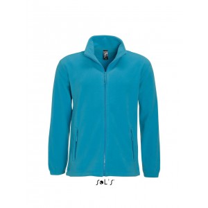 SOL'S NORTH MEN - ZIPPED FLEECE JACKET, Aqua (Polar pullovers)