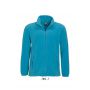 SOL'S NORTH MEN - ZIPPED FLEECE JACKET, Aqua