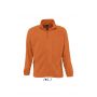 SOL'S NORTH MEN - ZIPPED FLEECE JACKET, Orange