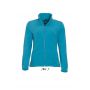 SOL'S NORTH WOMEN - ZIPPED FLEECE JACKET, Aqua