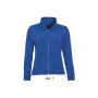 SOL'S NORTH WOMEN - ZIPPED FLEECE JACKET, Royal Blue