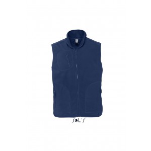 SOL'S NORWAY - UNISEX SLEEVELESS FLEECE CARDIGAN, Navy (Vests)