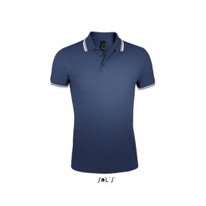 SOL'S PASADENA MEN - POLO SHIRT, French Navy/White (Polo shirt, 90-100% cotton)