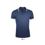 SOL'S PASADENA MEN - POLO SHIRT, French Navy/White <font size=1>[ENG]</font> (SO00577FN/WH)