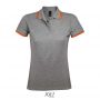 SOL'S PASADENA WOMEN - POLO SHIRT, Grey/Navy