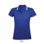 SOL'S PASADENA WOMEN - POLO SHIRT, Royal Blue/White