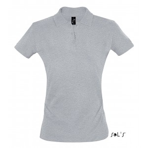 SOL'S PERFECT WOMEN - POLO SHIRT, Grey Melange (Polo short, mixed fiber, synthetic)