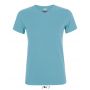 SOL'S REGENT WOMEN - ROUND COLLAR T-SHIRT, Atoll Blue