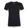 SOL'S REGENT WOMEN - ROUND COLLAR T-SHIRT, Deep Black