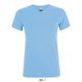 SOL'S REGENT WOMEN - ROUND COLLAR T-SHIRT, Sky Blue