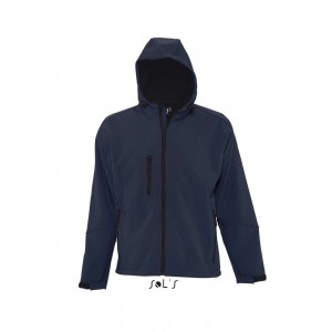 SOL'S REPLAY MEN - HOODED SOFTSHELL, French Navy (Jackets)