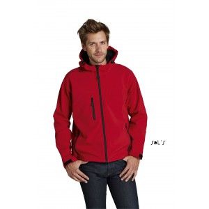 SOL'S REPLAY MEN - HOODED SOFTSHELL, Pepper Red (Jackets)