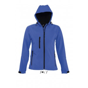 SOL'S REPLAY WOMEN - HOODED SOFTSHELL, Royal Blue (Jackets)