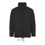 SOL'S SHIFT - UNISEX WATER REPELLENT WINDBREAKER, Black