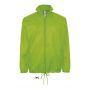 SOL'S SHIFT - UNISEX WATER REPELLENT WINDBREAKER, Lime