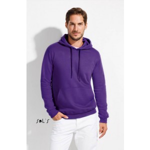 SOL'S SNAKE - UNISEX HOODED SWEATSHIRT, Dark Purple (Pullovers)