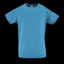 SOL'S SPORTY KIDS - RAGLAN-SLEEVED T-SHIRT, Aqua