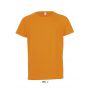 SOL'S SPORTY KIDS - RAGLAN-SLEEVED T-SHIRT, Neon Orange